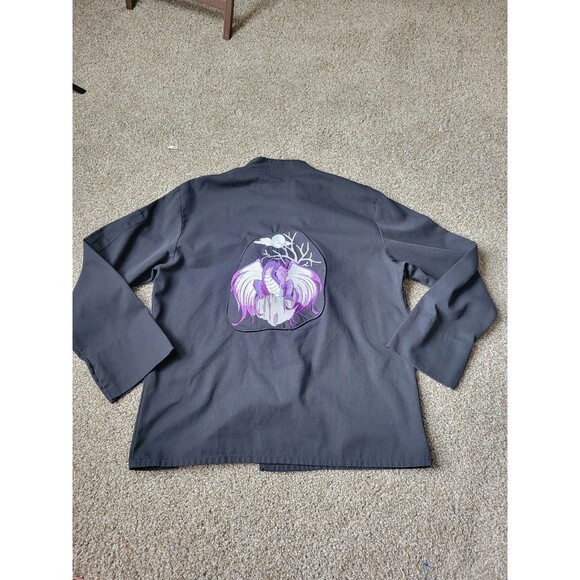 Black Unisex JNCO Dragon Chef Jacket - Picture 5 of 12